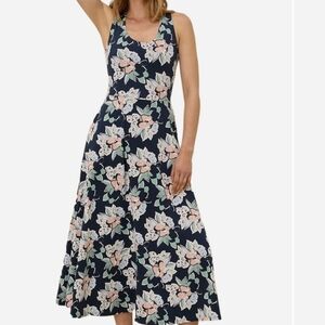 Pact Navy Floral Women's Dress